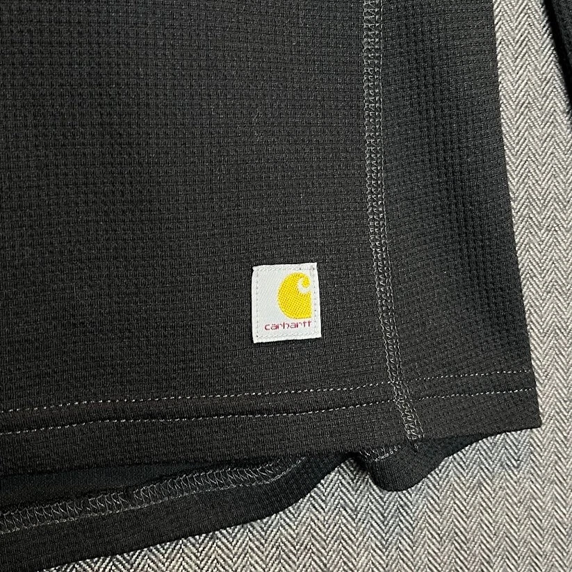 Carhartt Base Layer女式小号黑色套衫力量工作运动 — 第 2/4 张图片