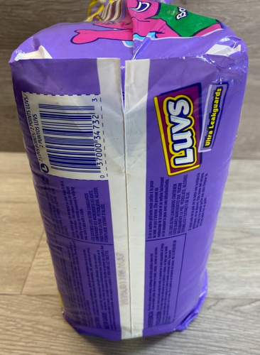 HUGE LOT (38) Luvs Vintage 2001 Size 3 Barney Diapers New Open Original Package - Picture 7 of 9