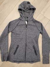 Kyodan Womens Full Zip Hoodie Jacket Fleece Knit Size Small