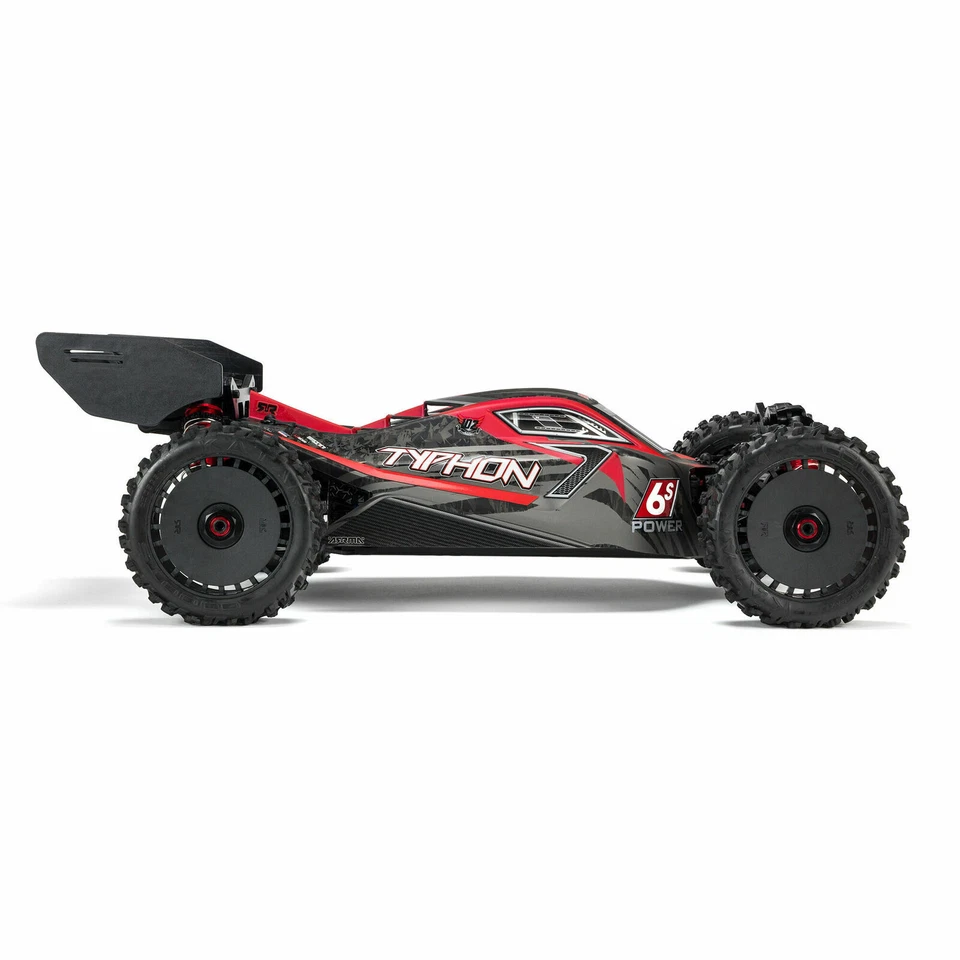 ARA8606V5 Arrma Typhon 6S BLX Brushless RTR 1/8 4WD RC Buggy Red / Black 2021 V5 - Image 3 of 4