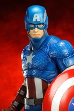 KOTOBUKIYA  ARTFX + MARVEL NOW! Avengers Captain America 1:10 Scale Statue MINT