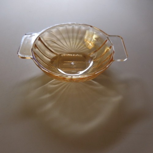 N24.320 Croix Verte Huilor 2 coupelles bols vide-poches verre orange art table - Imagen 4 de 24
