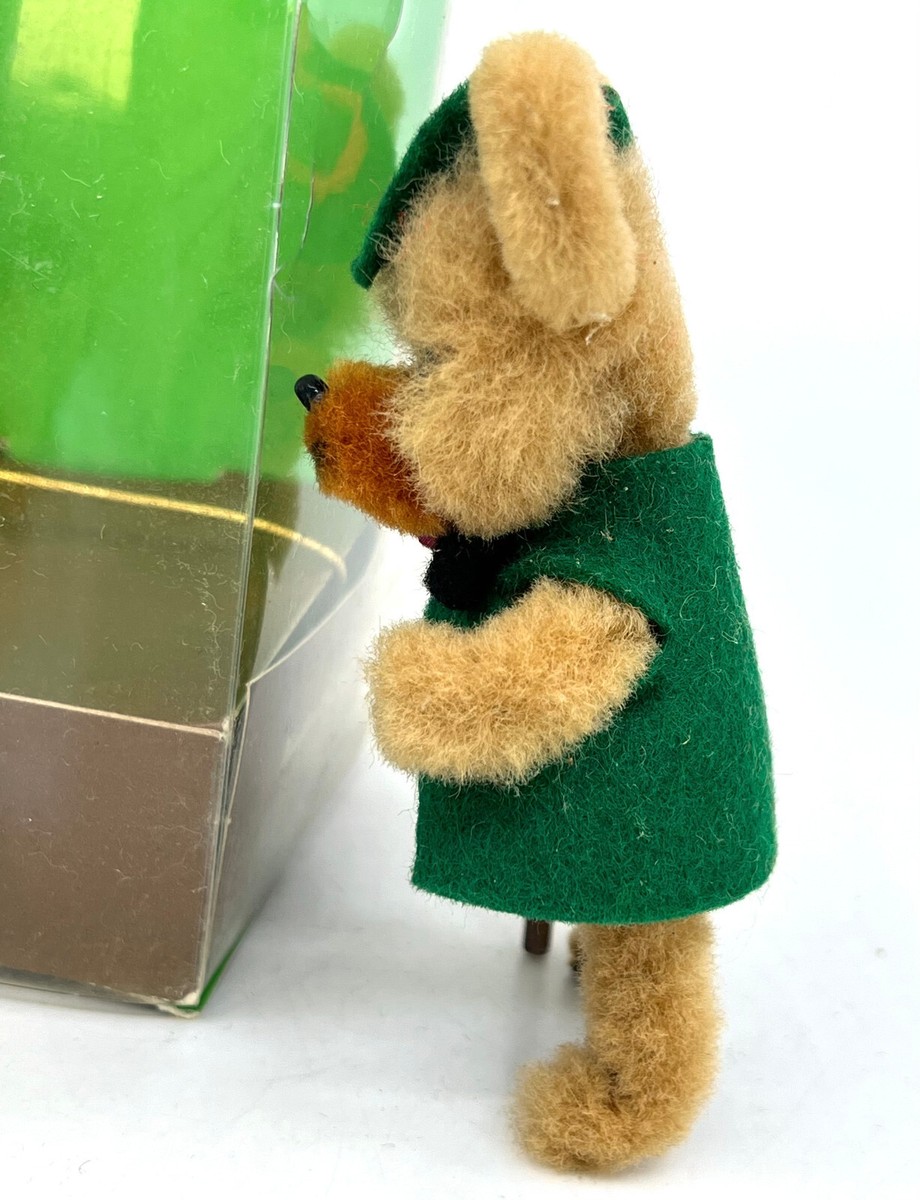Ara Austria Alpine Hiker Teddy Bear Wool Plush Chenille Stem 4in