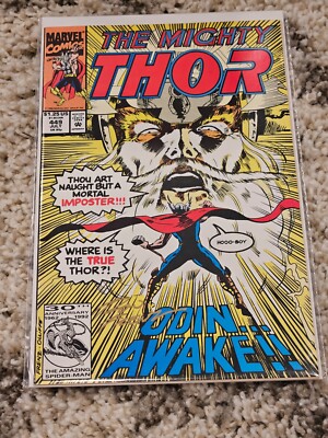 The Mighty Thor #449 (Marvel Comics July 1992) signed by. RON FRENZ.. NEAR MINT