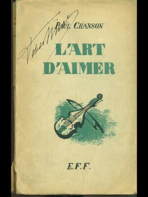 DIE KUNST, BÜCHER IN DER SPRACHE PAUL CHANSON E.F.F. 1948
