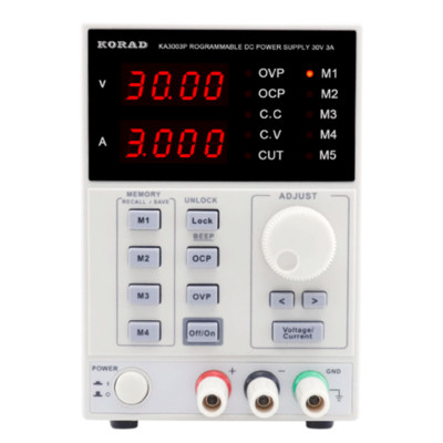 KA3005D Programmable Linear Adjustable DC Voltage Regulator with Three Outputs