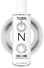 Turn On Silicone Based Sex Lube. Premium Personal Lubricant For Men Women 8 oz..