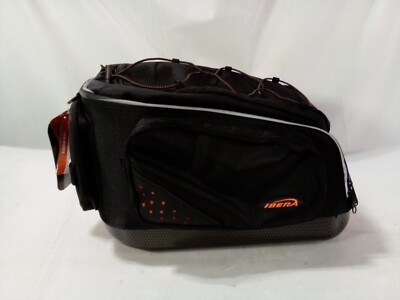 Ibera Bike Trunk Bag - PakRak Clip-On Quick-Release Bicycle Commuter Bag
