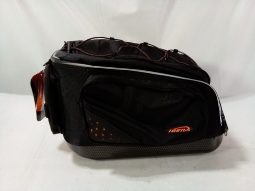 Ibera Bike Trunk Bag - PakRak Clip-On Quick-Release Bicycle Commuter Bag