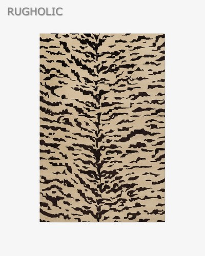 New Hand Tufted 100%Woolen Area Rug NK TIGRIS BEIGE BROWN Carpet for Living Room - Picture 3 of 5