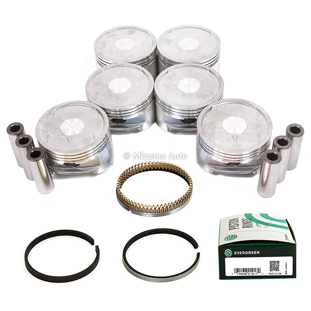 Pistones con anillos aptos para 99-05 Mitsubishi Montero Sport Galant 3.0 SOHC 6G72 Foto 2 de 4