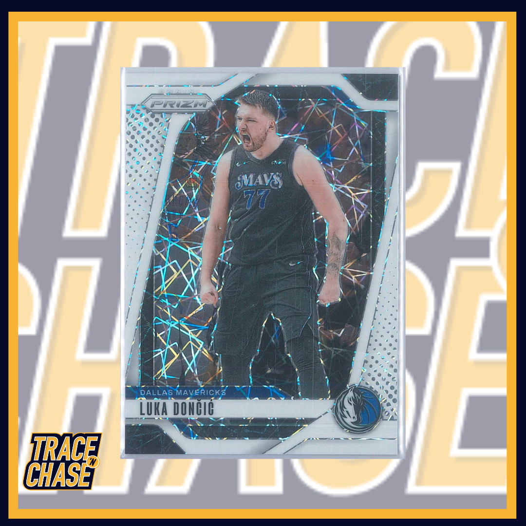 2024-25 Panini Prizm Basketball Luka Doncic White Lazer /275 #89