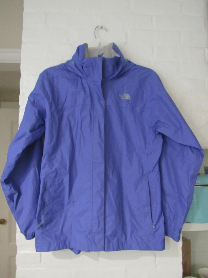 Chaqueta North Face DRY-VENT Niñas Talla XL (18) AZUL PERIWINKLE ¡COMO NUEVA!! Foto 3 de 4