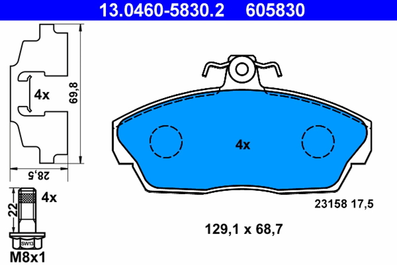 Plaquettes de frein Land Rover Freelander 98-06 en céramique composite