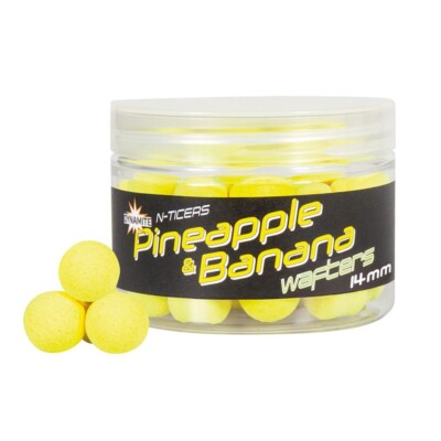 Dynamite Baits Wafters N-Ticers Pineapple & Banana - Hakenköder