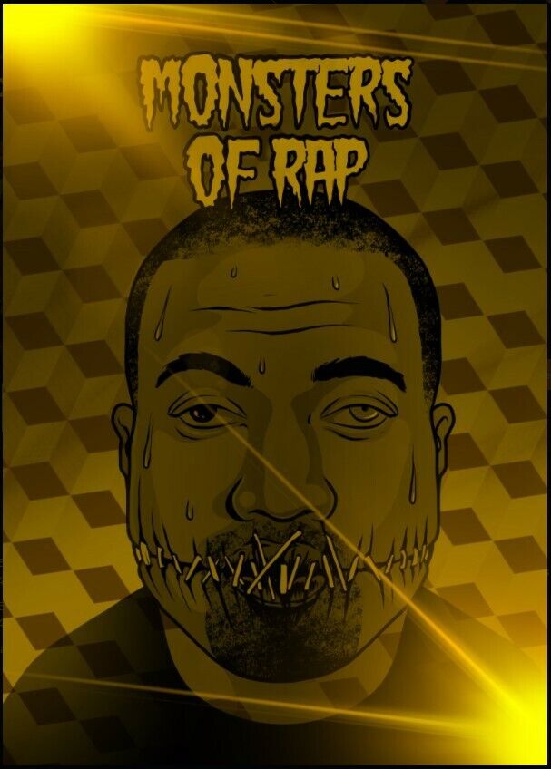 Monsters of Rap Yeezy Ye Kanye West - Digital NFT - Mint #46/131 GOLD DONDA 