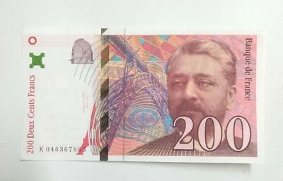 Billet 200 Francs Eiffel Neuf 1996 - Photo 1/2