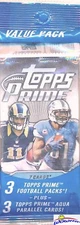 2013 Topps Prime Football EXCLUSIVE Sealed Jumbo Value Pack-AQUA PARALLELS