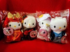 Hello kitty Plush Toy Lot of 4 Daniel Sanrio Height 22cm Tagged Anime Goods