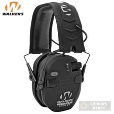 Walker's RAZOR Slim Quad Ear MUFFS Bluetooth 22+ NRR GWP-RSEQM-BT FAST SHIP