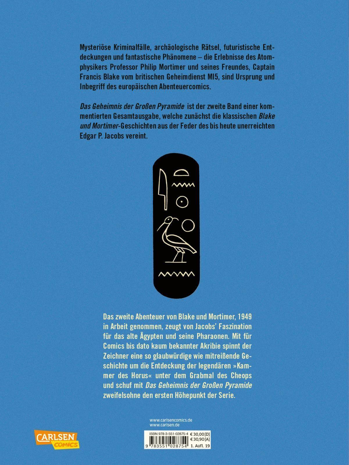 Thumbnail - Blake Und Mortimer Bibliothek 2: Das Geheimnis Der Großen Pyramide |