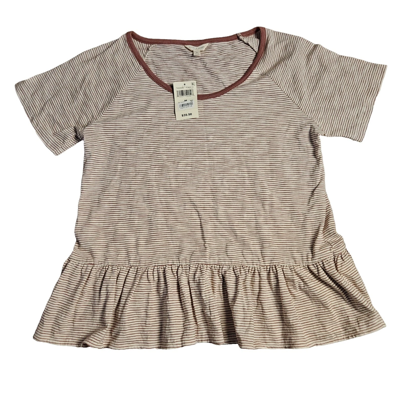 Lucky Brand Striped T-Shirt Tops for Women