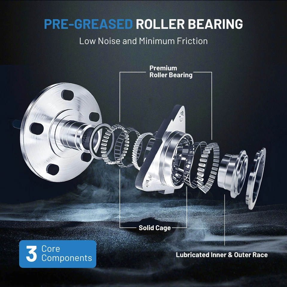 4WD 515096 Wheel Bearing and Hub Assembly for 07-14 Escalade ESV EXT SYERAL - Image 4 of 4