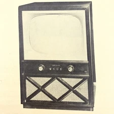 Original 1954 CBS Columbia TV Model 27 C31 Wire Schematic Repair Manual