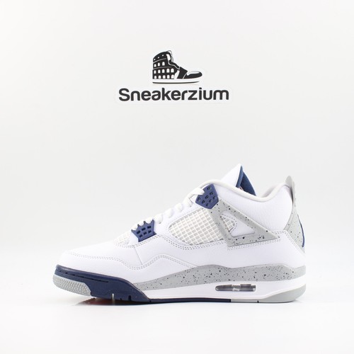 Buy Air Jordan 4 Midnight Navy White Mens DH6927-140 GS 408452-140 PS TD New Online at Lowest 
