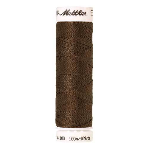 Mettler Thread - Seralon Polyester 100m - Black, white, cream, beige brown greys