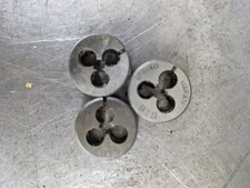3 BTS 8-40 NS Round Dies 13/16" OD Screw Adjustable Die Carbon Steel Japan