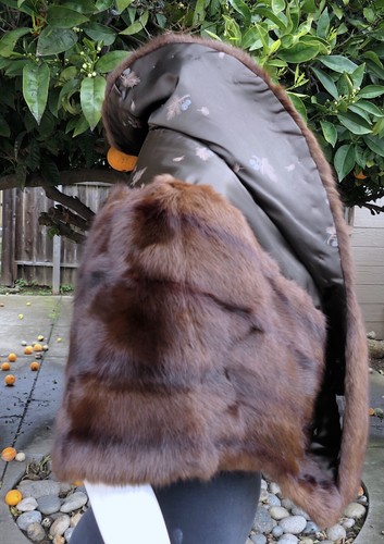 Luxury Real Kolinsky Fur Stole Wrap Shrug Shaw Formal Wedding Bridal Party - Picture 4 of 24
