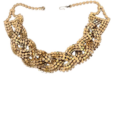 "Collar babero trenzado enchapado en oro 26""+ gancho de colección Juliana ámbar + citrino estrás" - Imagen 5 de 9
