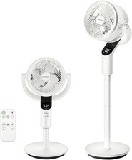58&ndash;111cm Air Circulator Standing Fan Quiet Adjustable Oscillating 8 Speed Timer