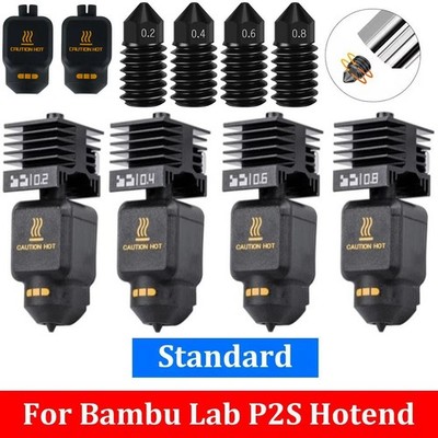 Hot End Heating block 350 (MAX) For Bambu Lab P2S Printer  0.2-0.8MM Nozzle lot