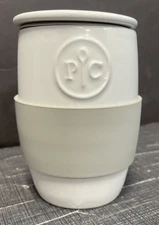 Pampered Chef Egg Cooker Model 1529 White Ceramic