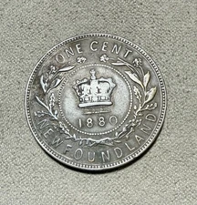 1880 Newfoundland Large Cent