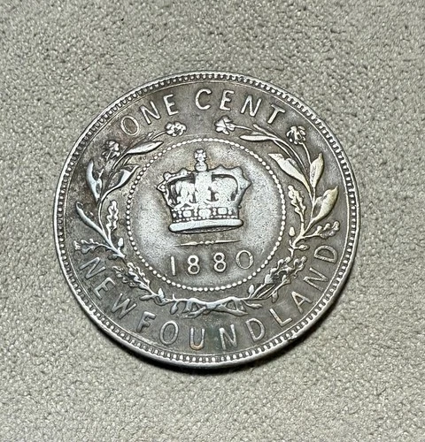 1880 Newfoundland Large Cent — photo from another recent sale