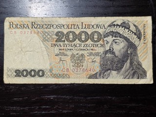 Poland 2000 Zlotych 1982 P 147