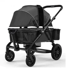 VEVOR All-Terrain Stroller Wagon,2 Seats Foldable Expedition 2-in-1 Collapsible