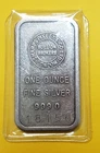 Scarce Vintage Sharps Pixley London 1 oz .999 Silver Bar