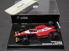 MINICHAMPS 1 43 Minichamps Ferrari F93A G. Berger Hockenheim 1993 GODE Limited E