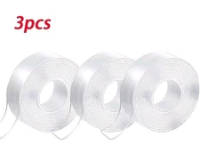 3 Rolls Double Sided Nano Tape Extra Strong Decorative Adhesive Tape...