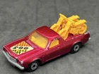 Matchbox Lesney Superfast No60 Red Holden Pick Up  in with Yellow Bikes