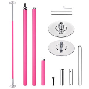 Yescom 10.9 Ft Static Spinning Dancing Pole Kit 45mm Silicone Party Club