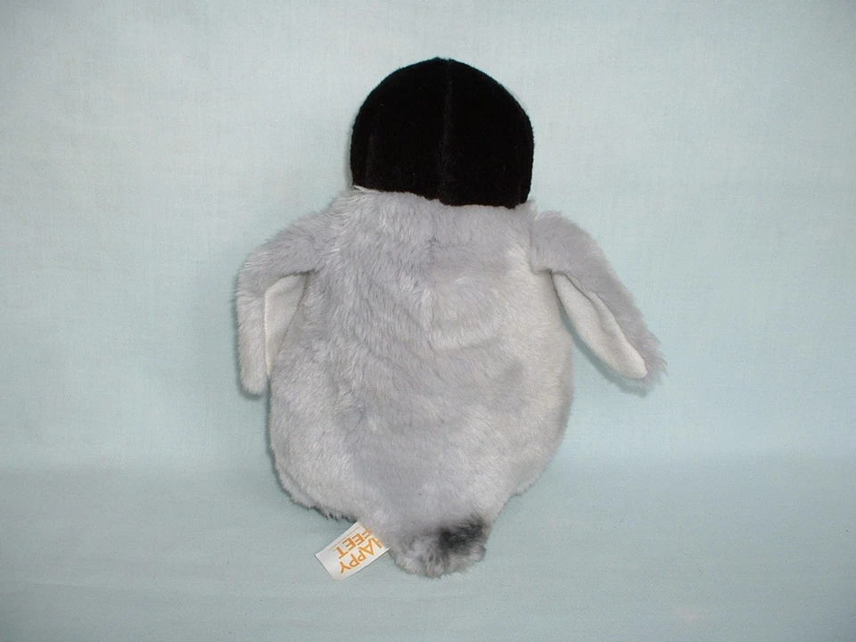 HAPPY FEET 10" MUMBLE THE PENGUIN Soft Plush Toy (MOVIE/FILM/CHRISTMAS/THINKWAY) - Image 3 of 3