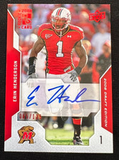 ERIN HENDERSON 2008 Upper Deck Draft Edition #88 Red Rookie Card RC AUTO. rookie card picture