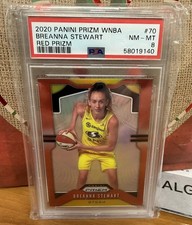 2020 WNBA Red Prizm Breanna Stewart 61/275 PSA NM-MT 8 2020 Finals MVP Champion