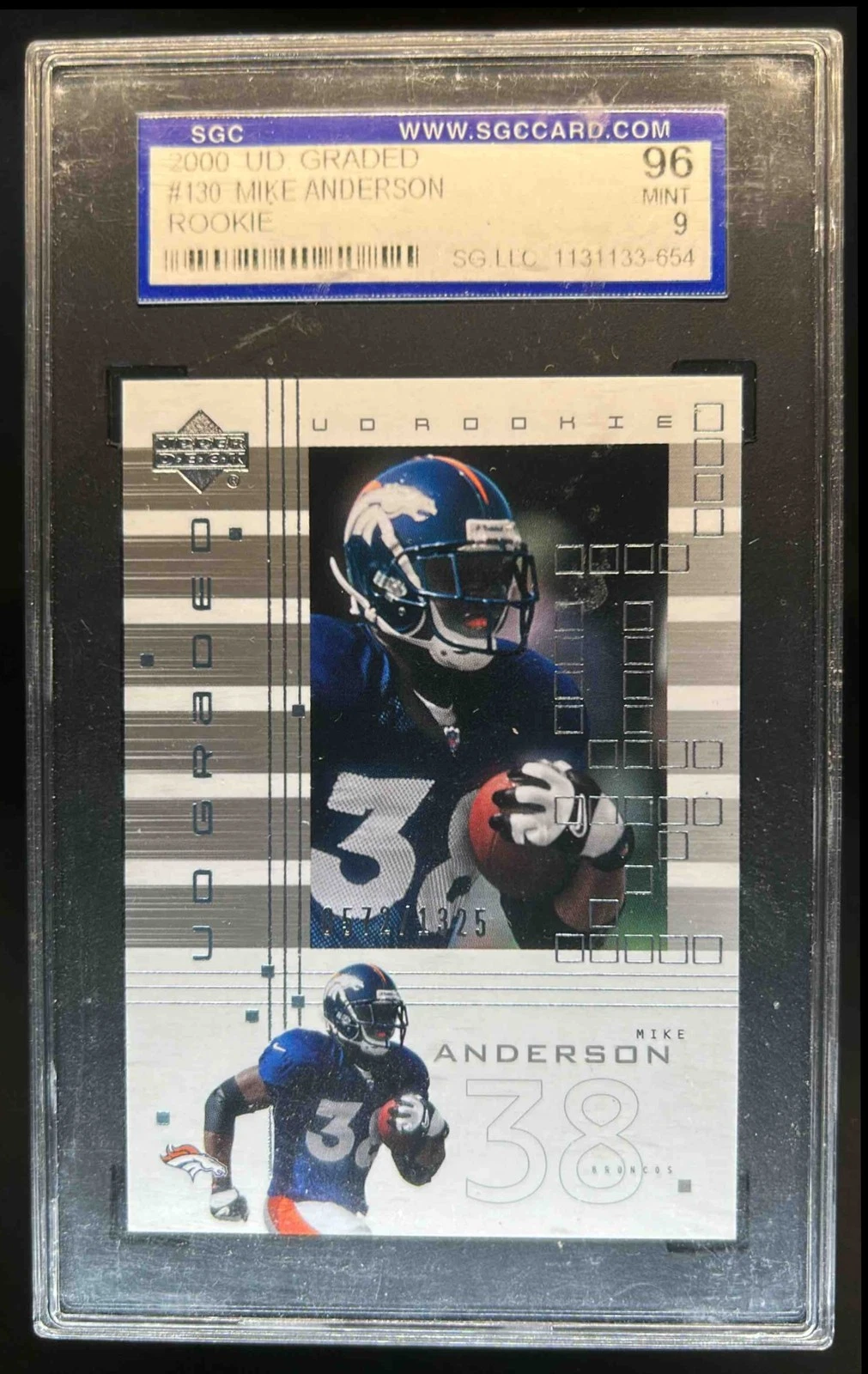 Mike Anderson Upper Deck Graded #130 Base