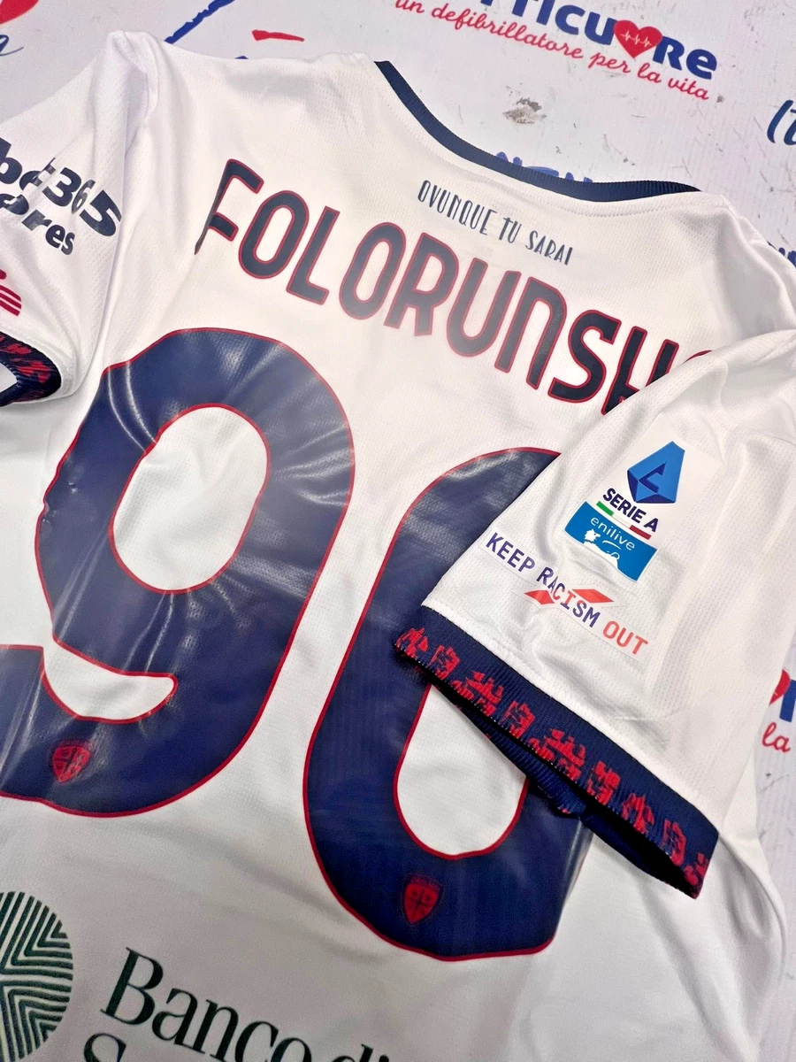Maillot Cagliari Vintage Kappa 2011-2012 Numéro 13 Astori Taille M